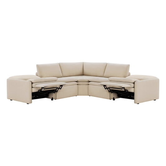 Modular 5-Seat Zero Gravity Reclining Sofa in Ohana Design