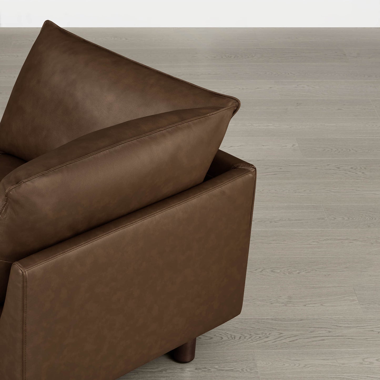 Modular 6-Seat Sectional Sofa with Wooden Legs