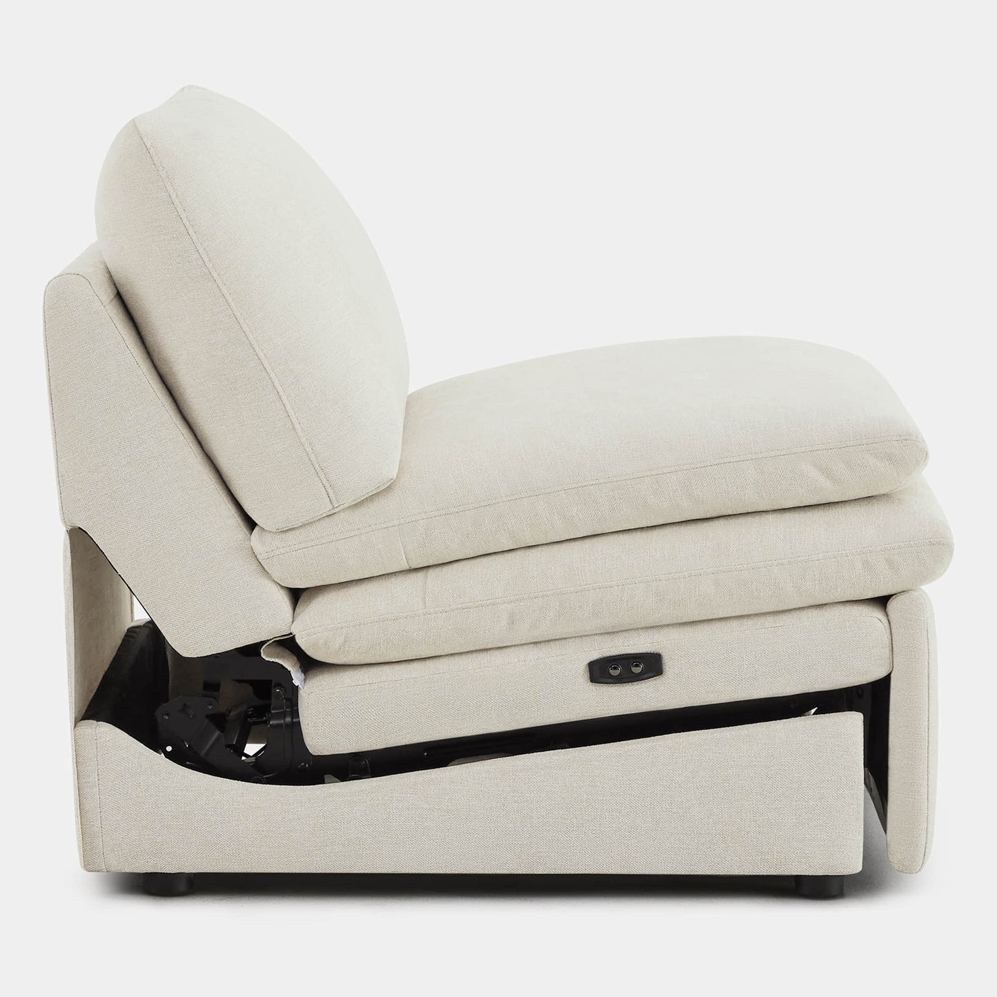 Modular Armless Chair in Contemporary Design