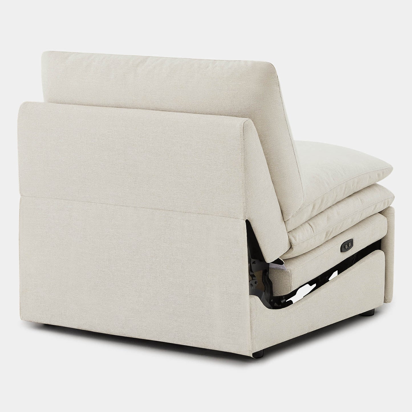 Modular Armless Chair in Contemporary Design