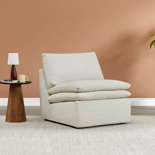 Modular Armless Chair in Contemporary Design