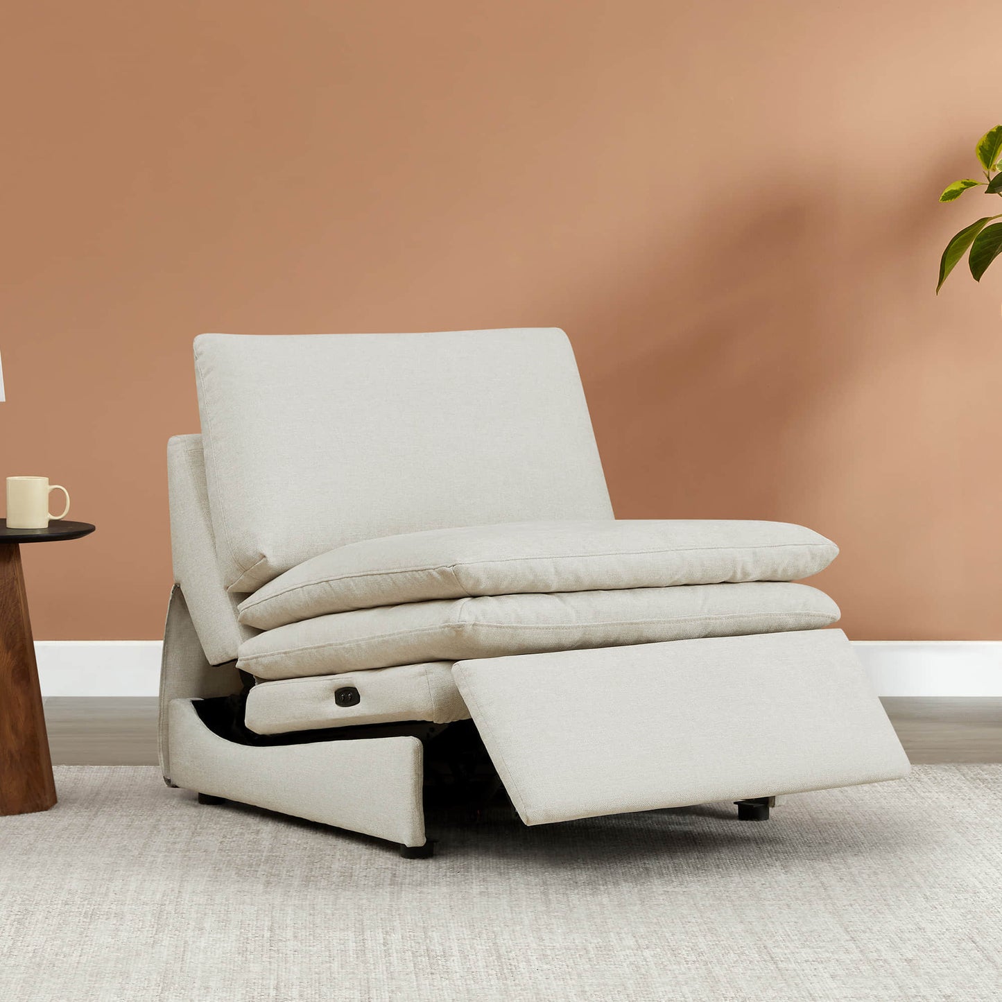 Modular Armless Chair in Contemporary Design