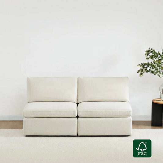 Modular Armless Chair in Contemporary Style