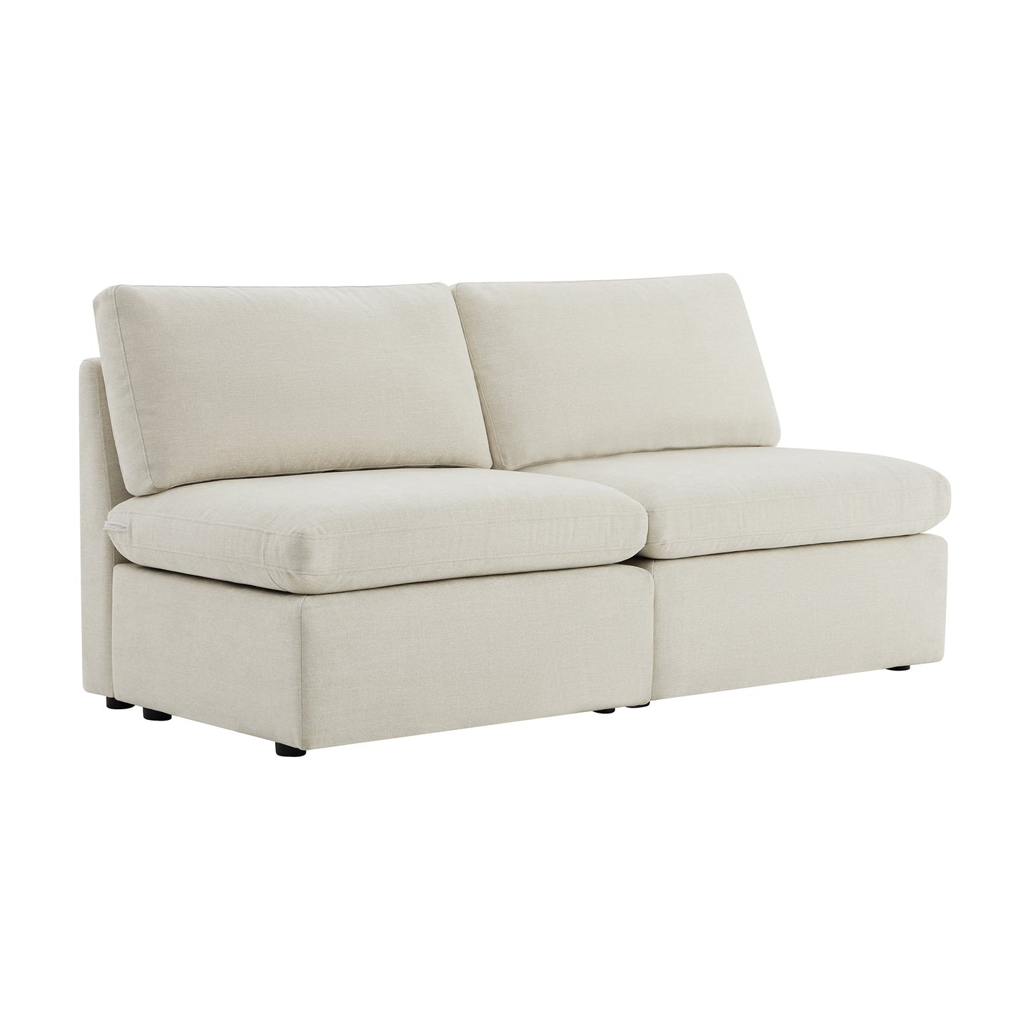 Modular Armless Chair in Contemporary Style