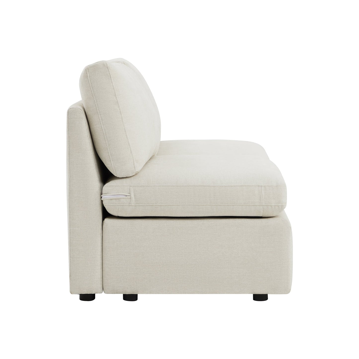 Modular Armless Chair in Contemporary Style