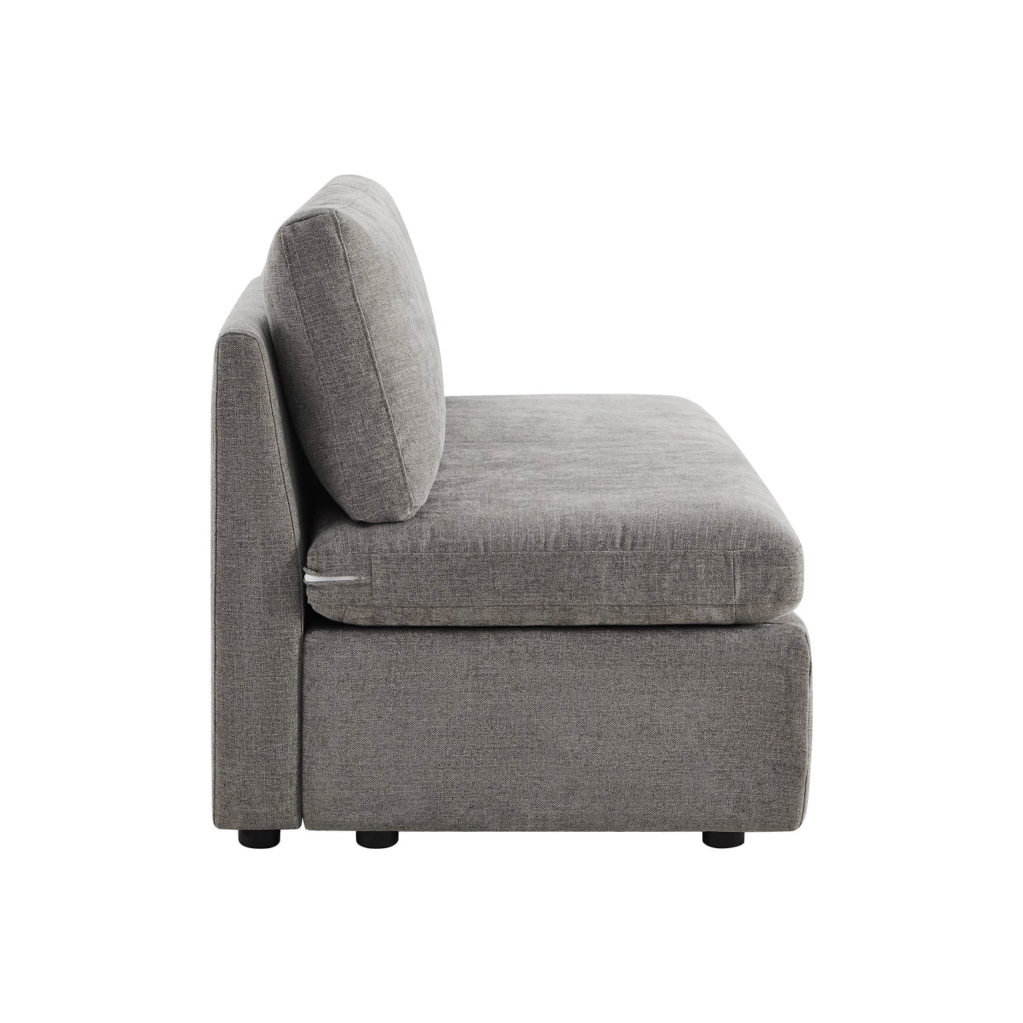 Modular Armless Chair in Contemporary Style