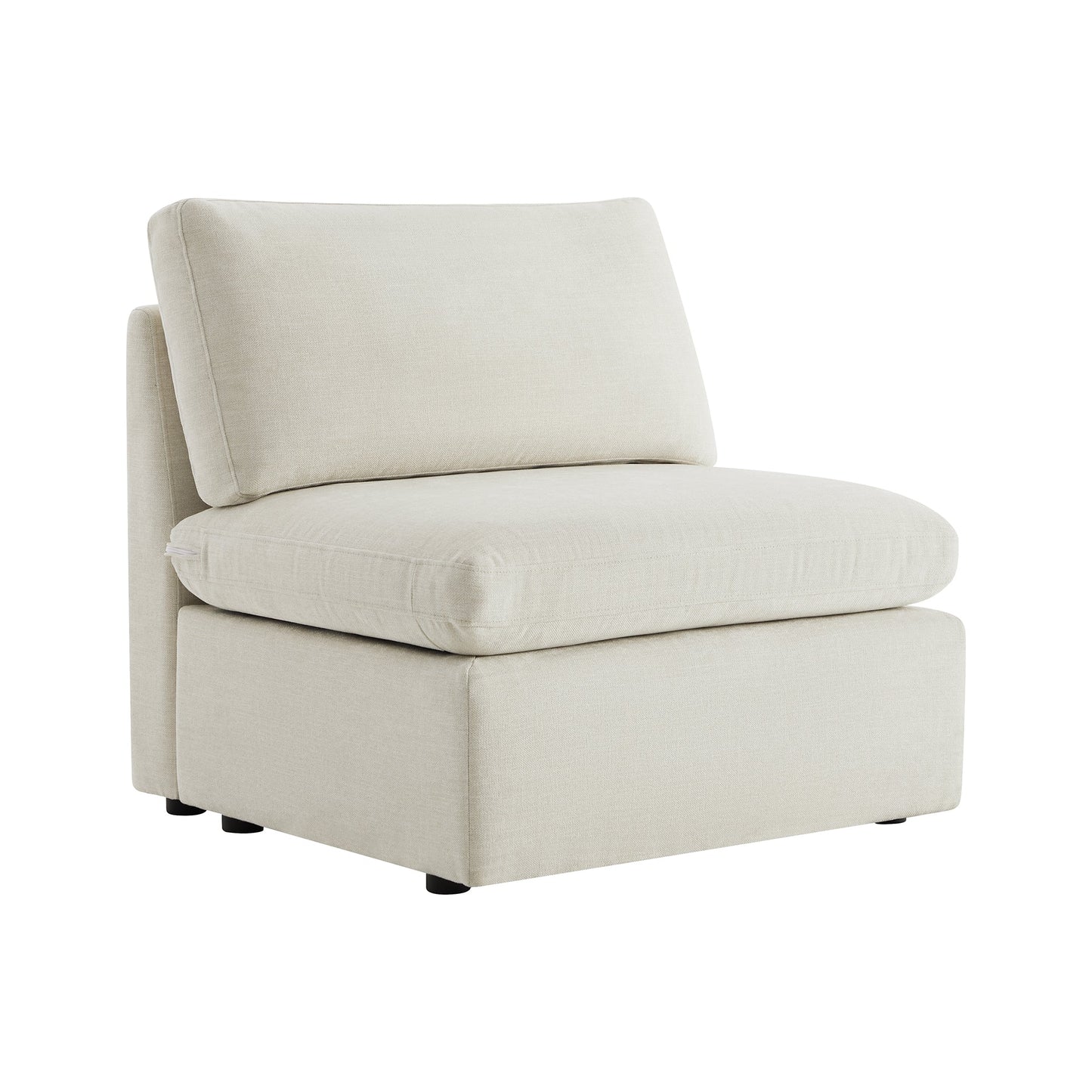 Modular Armless Chair in Contemporary Style