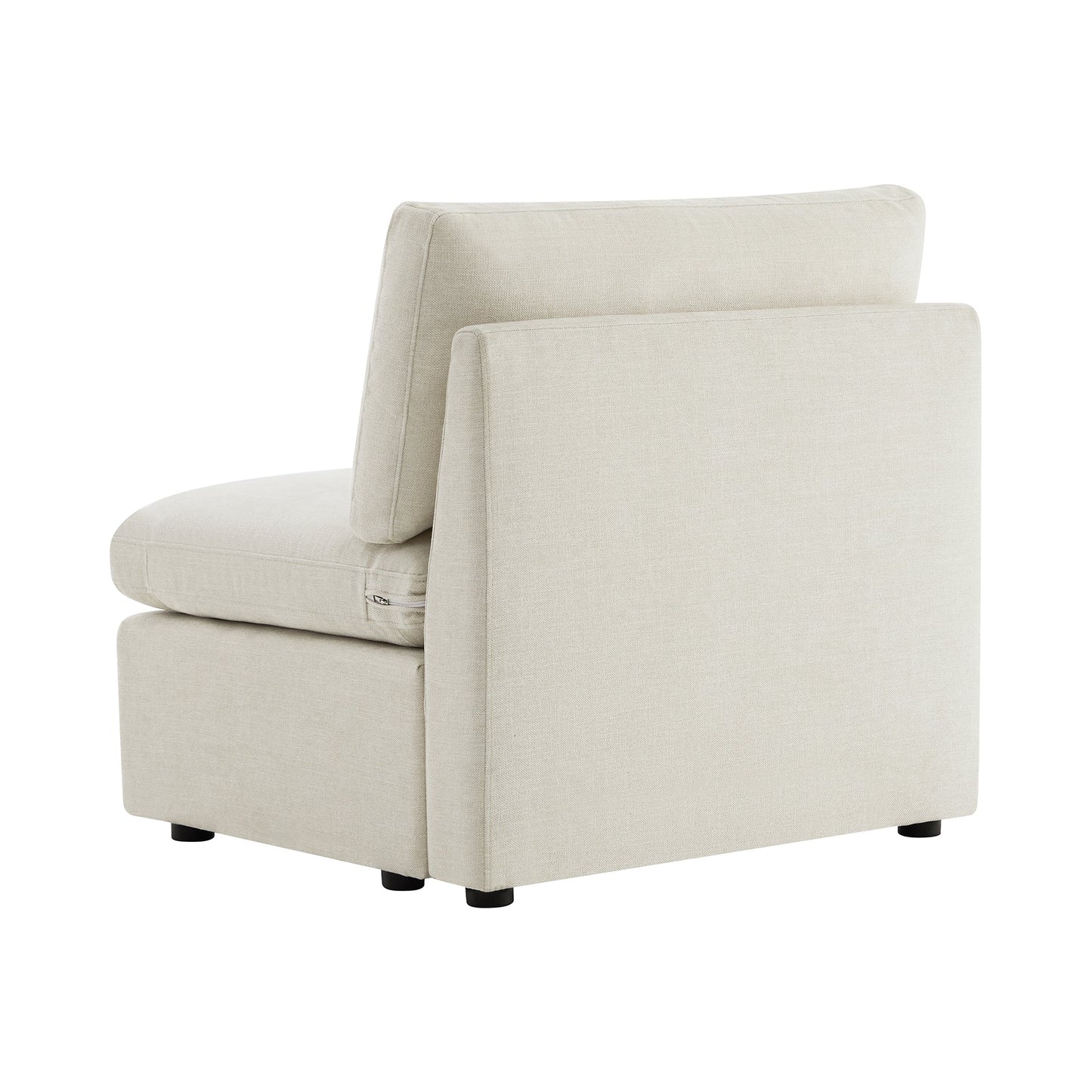 Modular Armless Chair in Contemporary Style