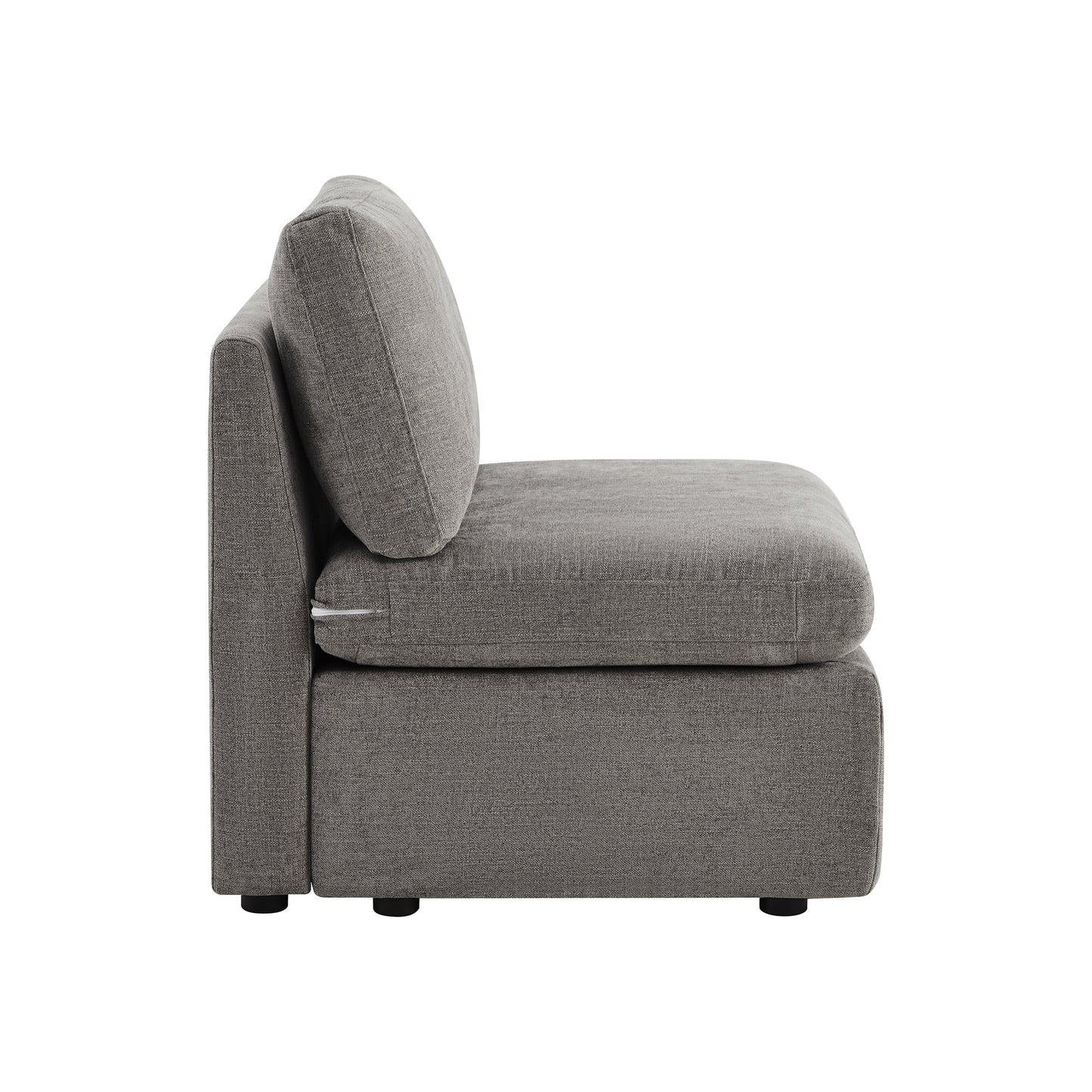 Modular Armless Chair in Contemporary Style