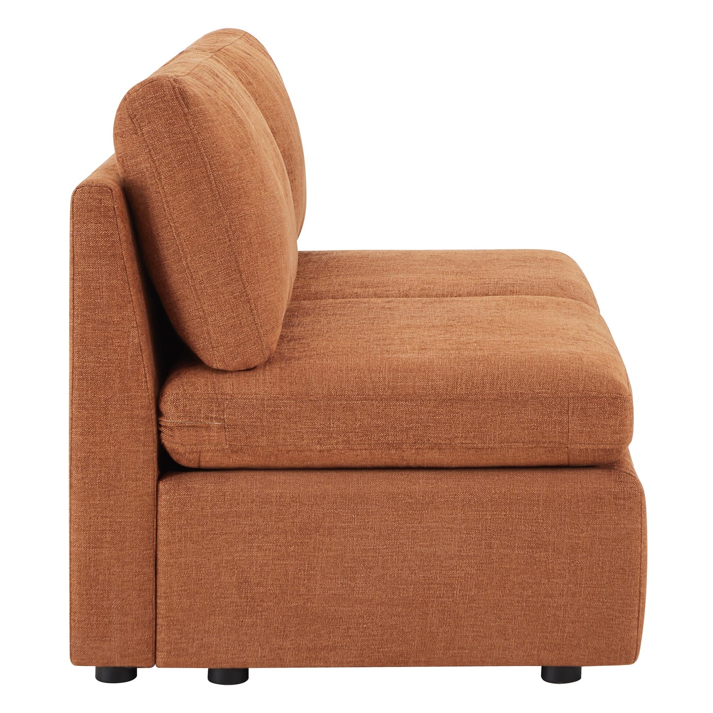 Modular Armless Chair in Contemporary Style