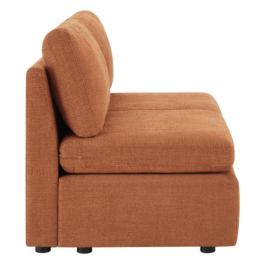 Modular Armless Chair in Contemporary Style