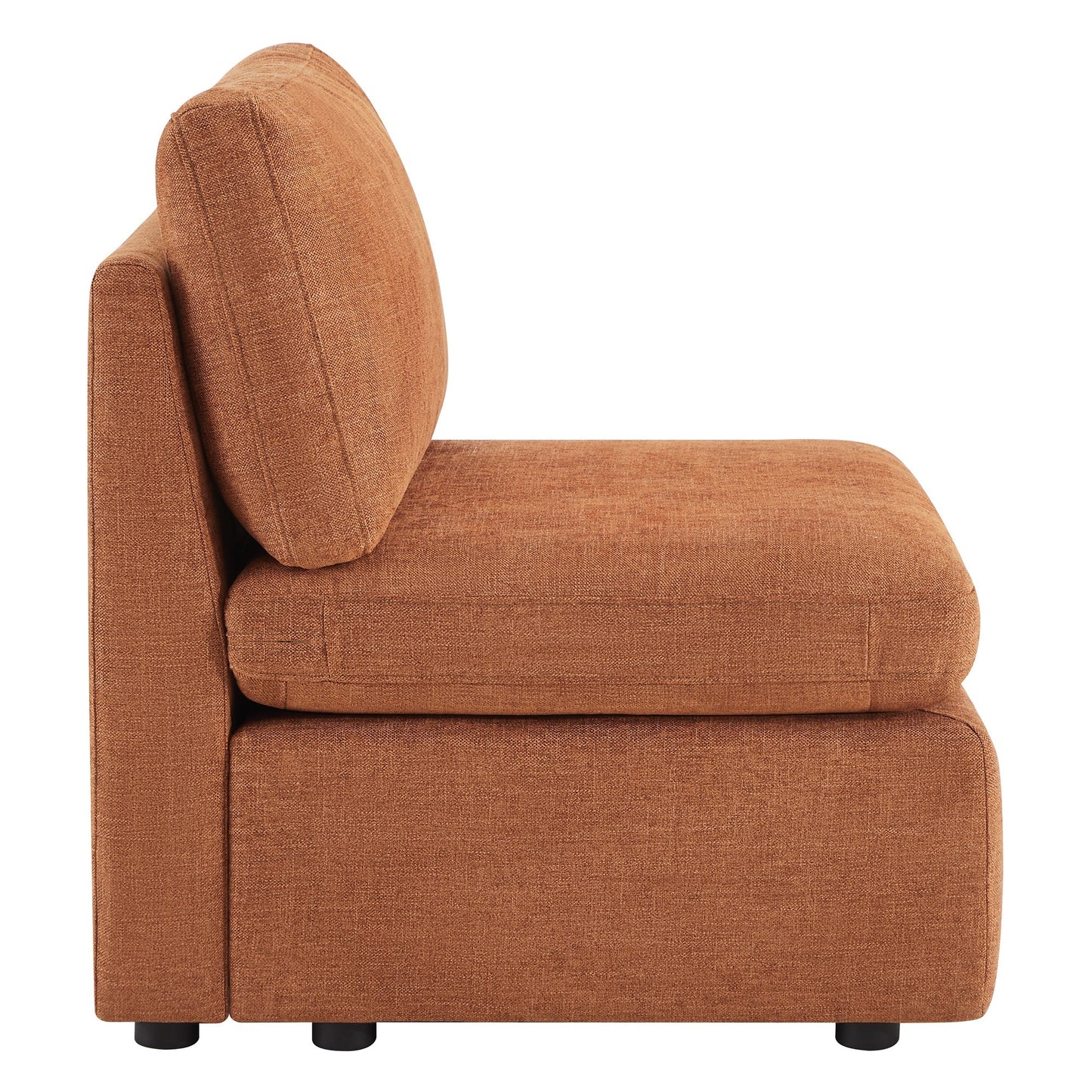Modular Armless Chair in Contemporary Style