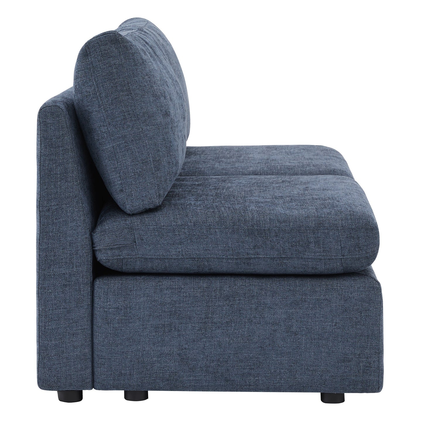 Modular Armless Chair in Contemporary Style