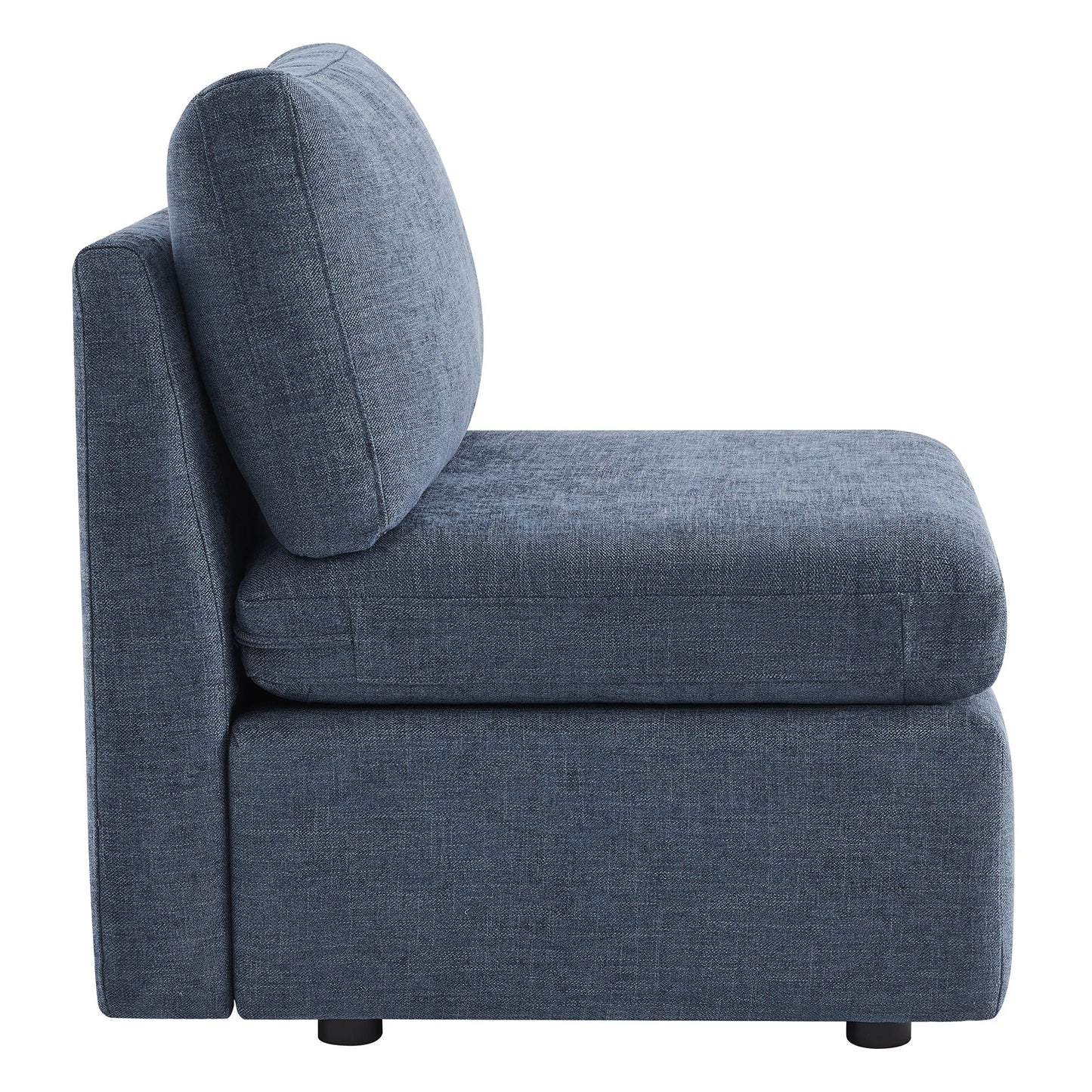 Modular Armless Chair in Contemporary Style