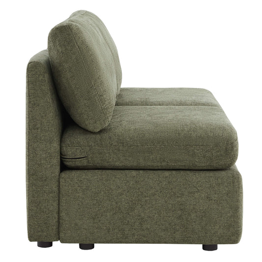 Modular Armless Chair in Contemporary Style