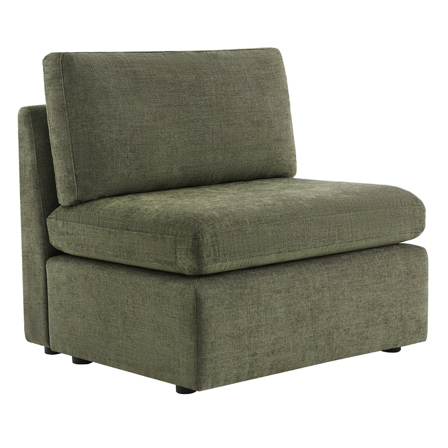 Modular Armless Chair in Contemporary Style