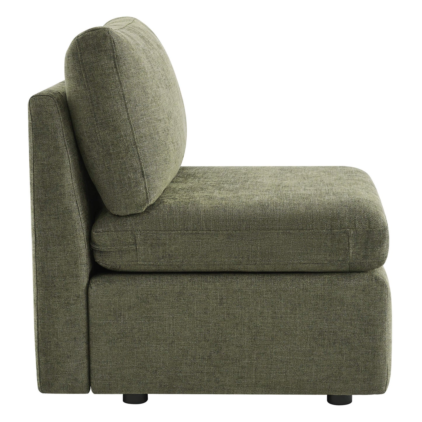 Modular Armless Chair in Contemporary Style