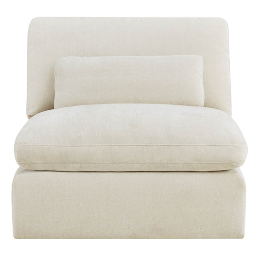 Modular Armless Chair with Two-Seat Configuration