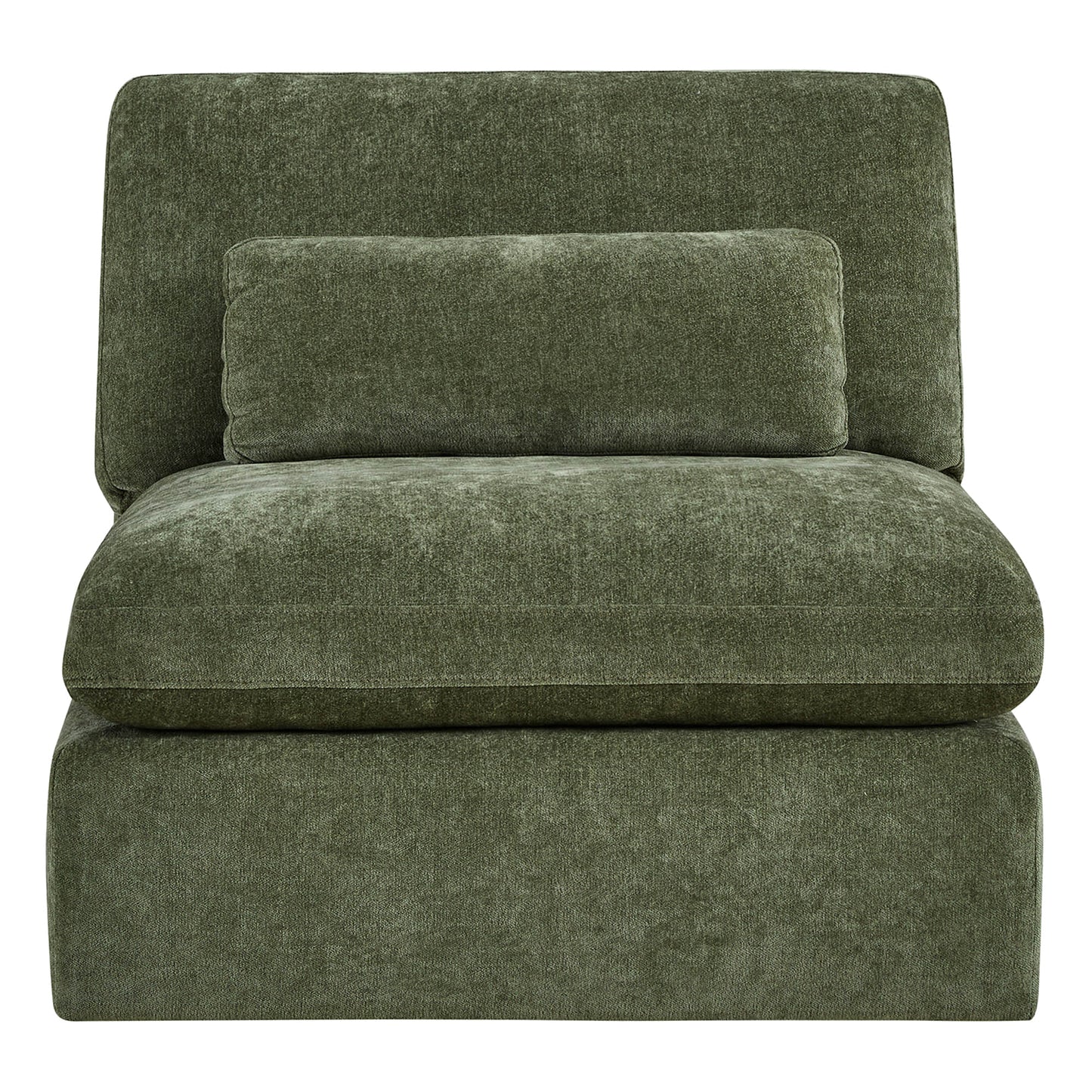 Modular Armless Chair with Two-Seat Configuration