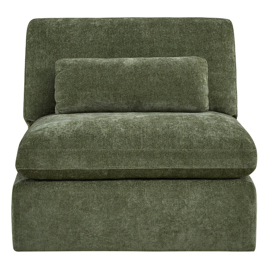 Modular Armless Chair with Two-Seat Configuration