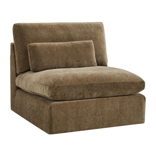 Modular Armless Chair with Two-Seat Configuration