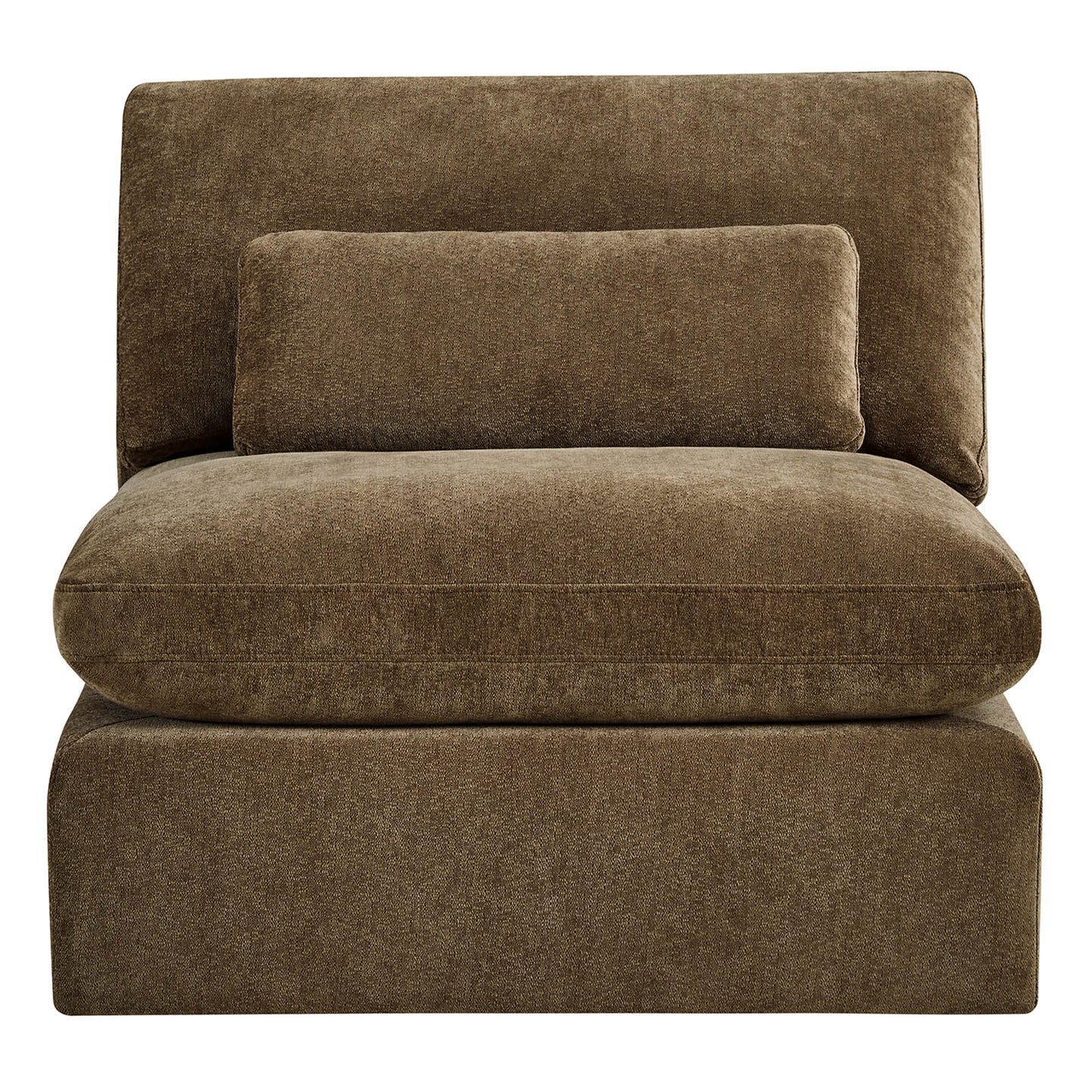Modular Armless Chair with Two-Seat Configuration