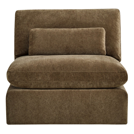 Modular Armless Chair with Two-Seat Configuration