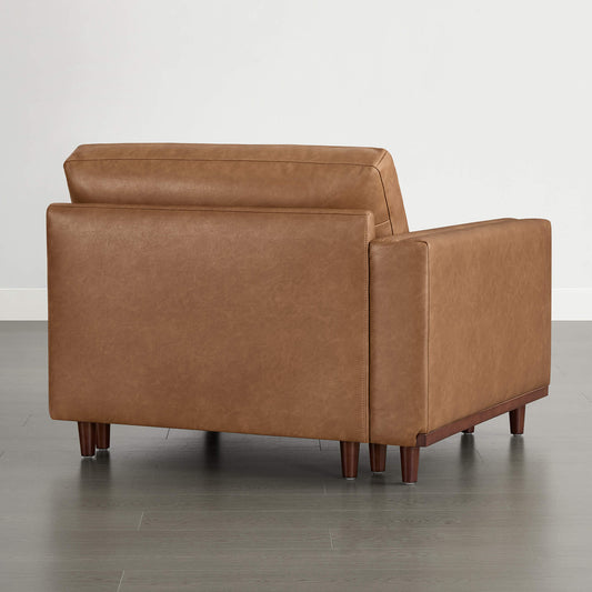 Modular Armless Seat with Overstuffed Feather Cushioning