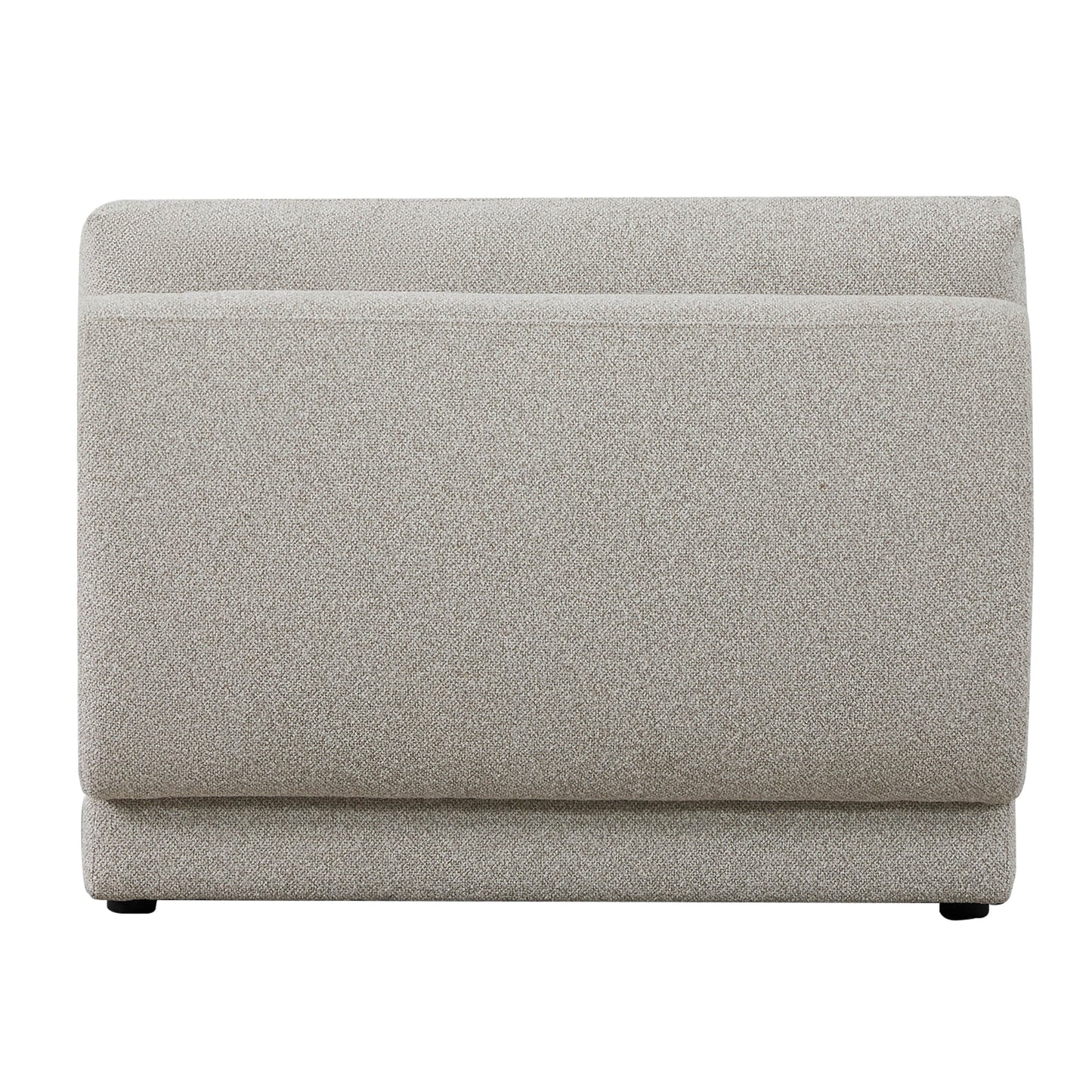 Modular Armless Sofa Chair in Generous Size Design