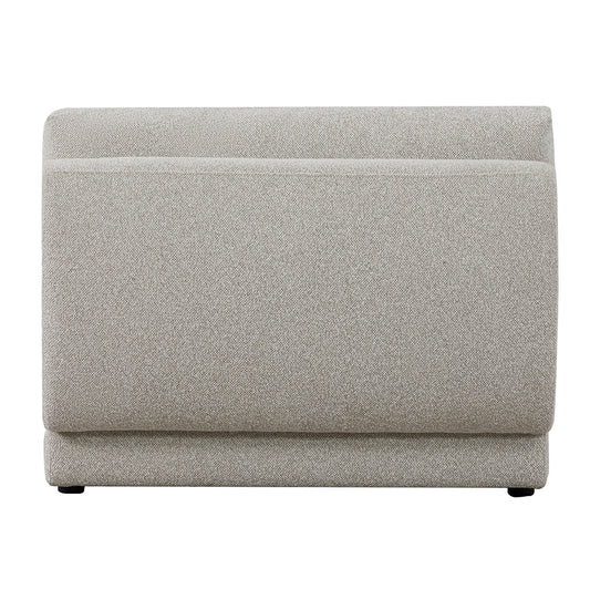 Modular Armless Sofa Chair in Generous Size Design