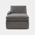 Modular Chaise in Cloud-like Fabric Design