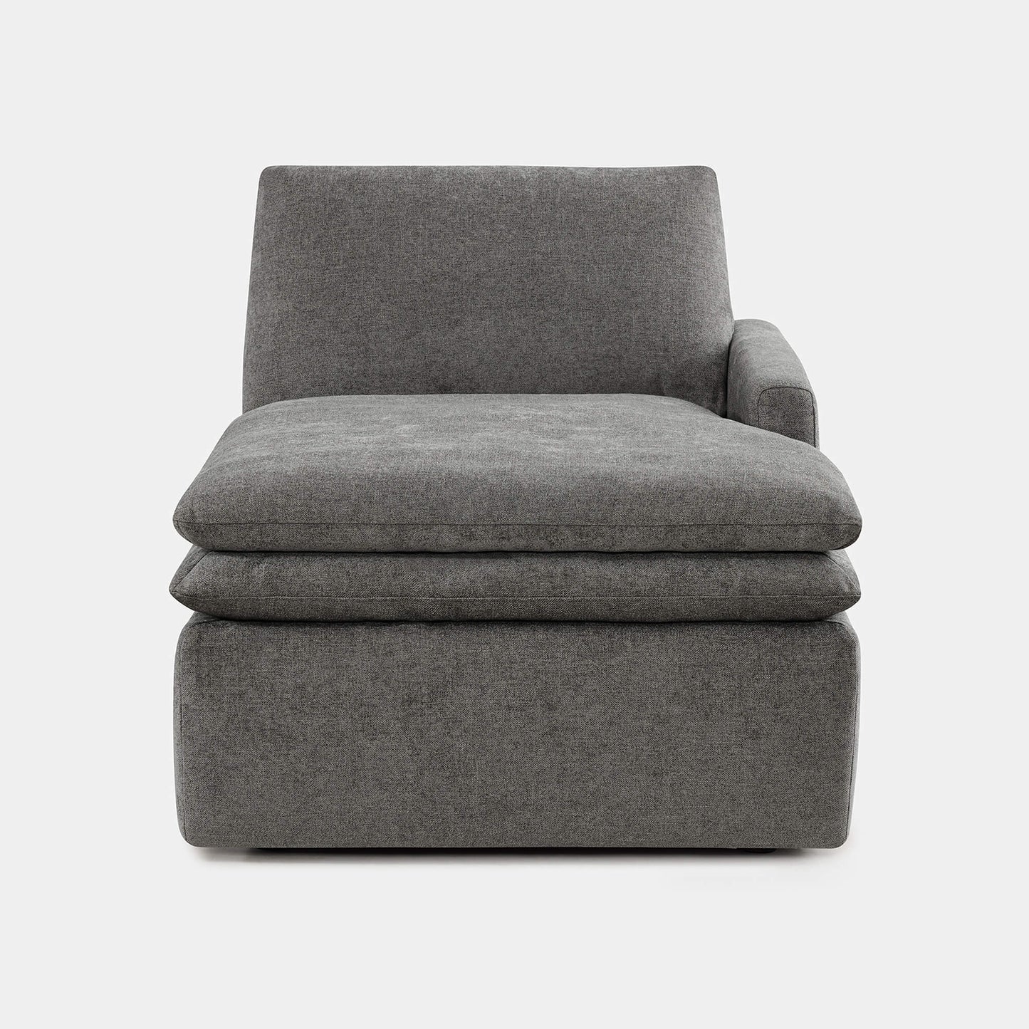 Modular Chaise in Cloud-like Fabric Design