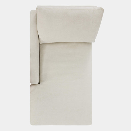 Modular Chaise in Cloud-like Fabric Design