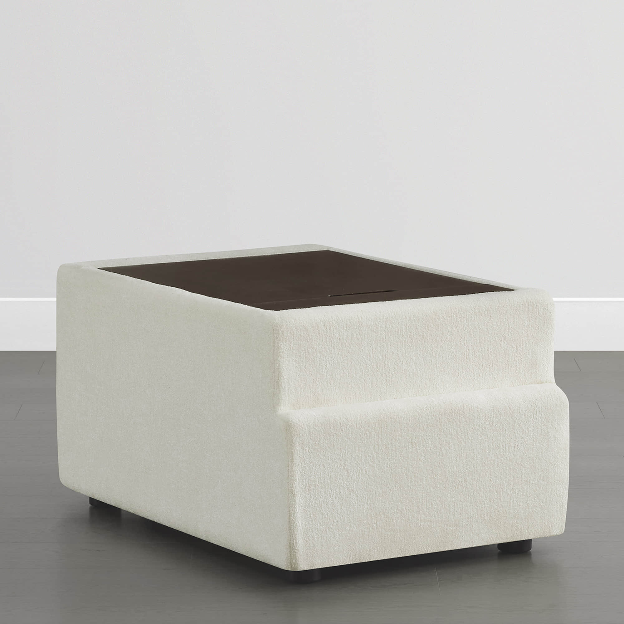 Modular Console Table in Oak with Geometric Design