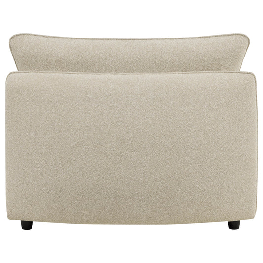 Modular Corner Sofa with Soft Fabric Upholstery
