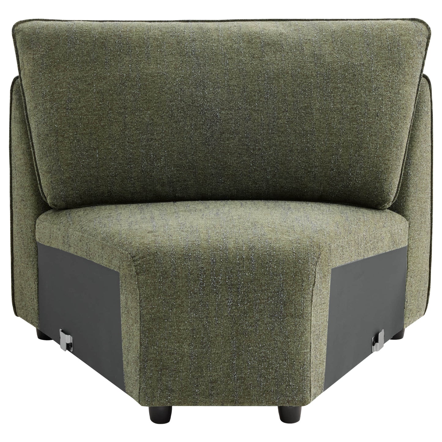 Modular Corner Sofa with Soft Fabric Upholstery