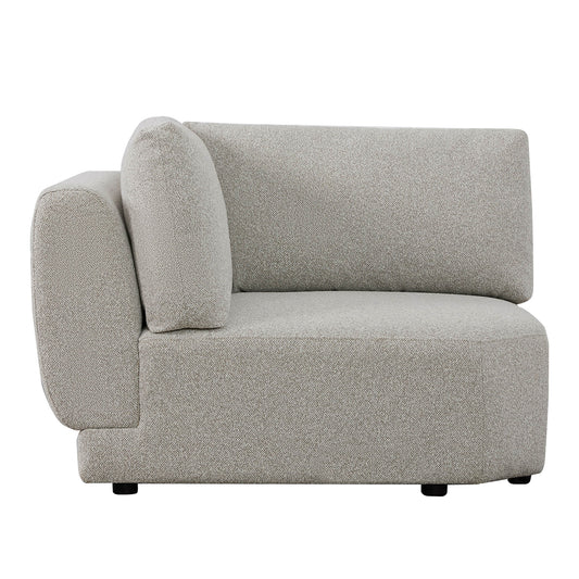 Modular Curved Sofa in Grace Fabric - 4-Seater Design