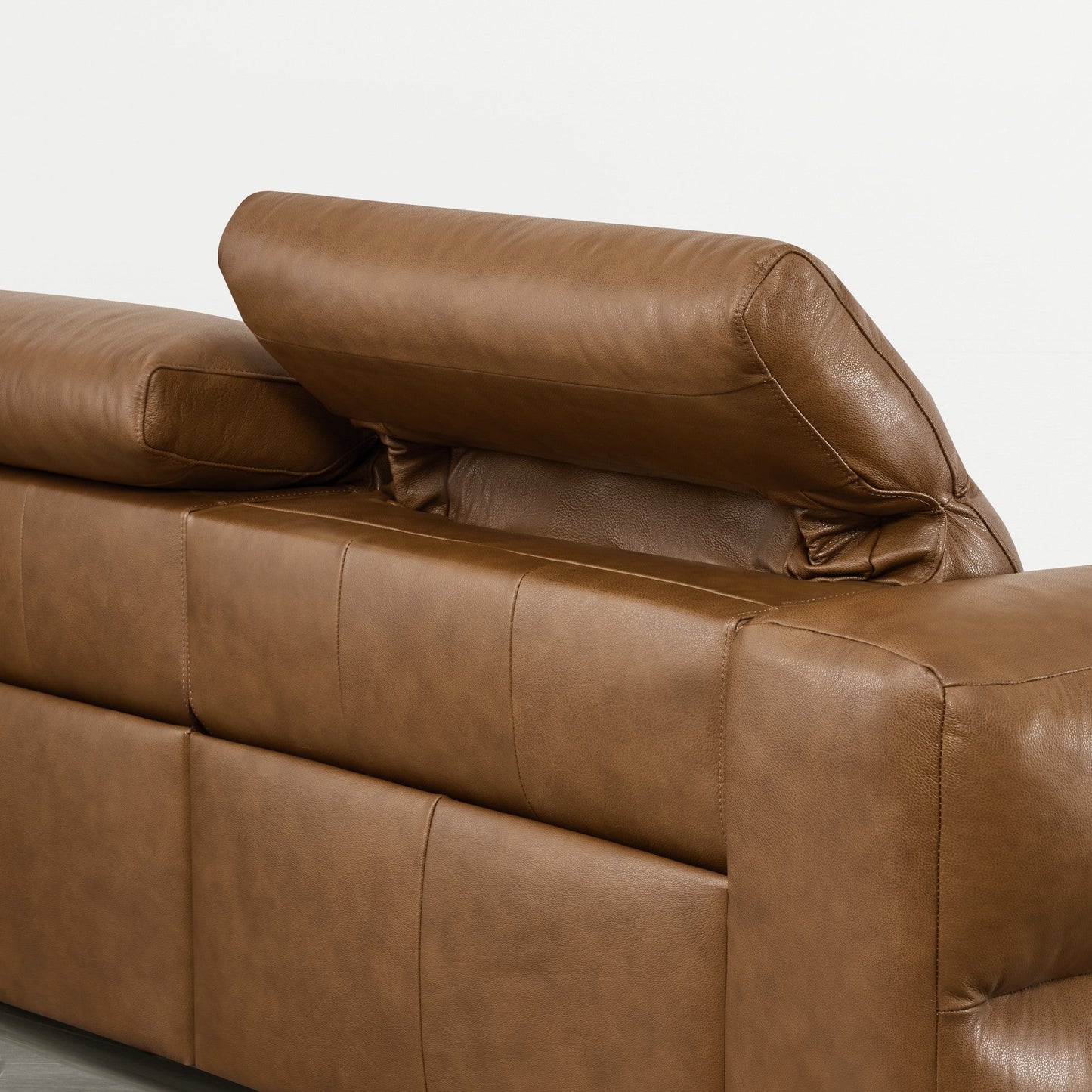 Modular Power Reclining Sofa in Buttery-Soft Fabric, 4-Seater