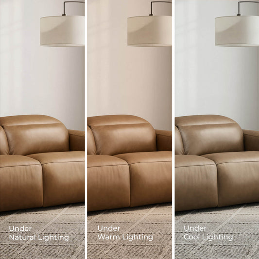 Modular Power Reclining Sofa in Buttery-Soft Fabric, 4-Seater