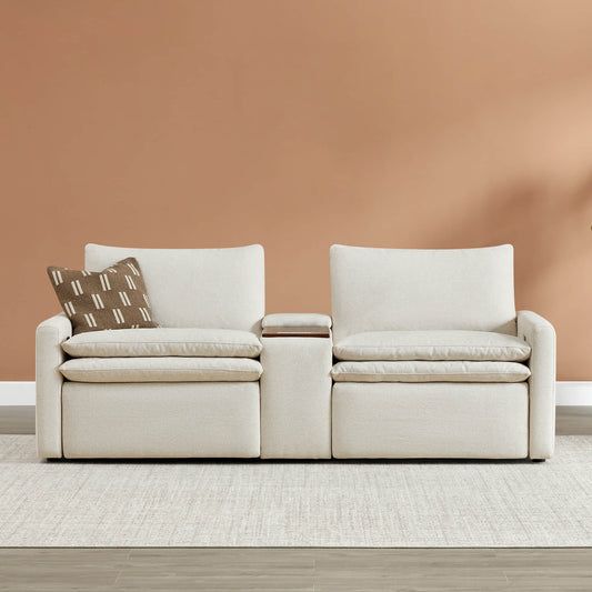 Modular Reclining Sofa in Ohana Design with Zero Gravity Feature