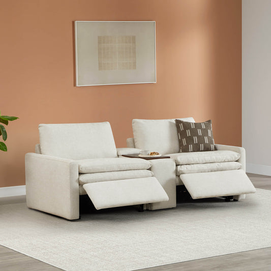 Modular Reclining Sofa in Ohana Design with Zero Gravity Feature
