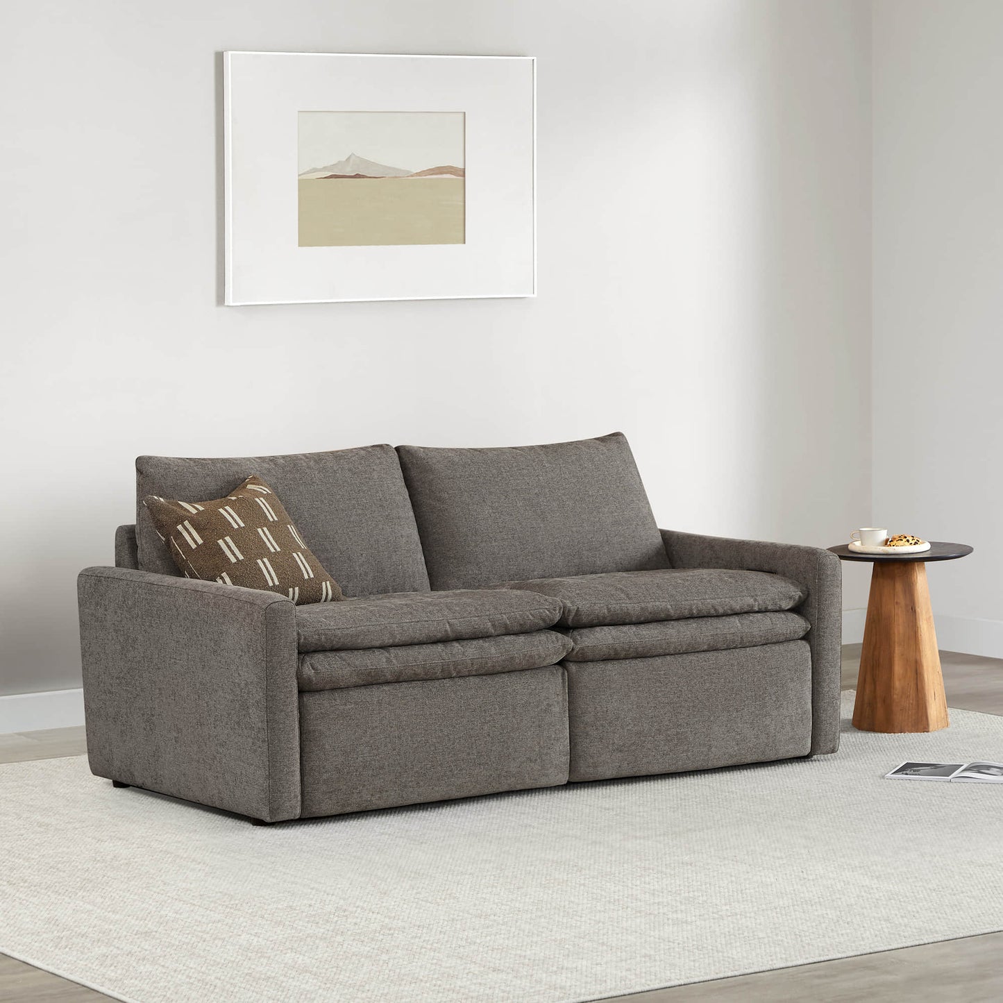 Modular Reclining Sofa in Ohana Design with Zero Gravity Feature