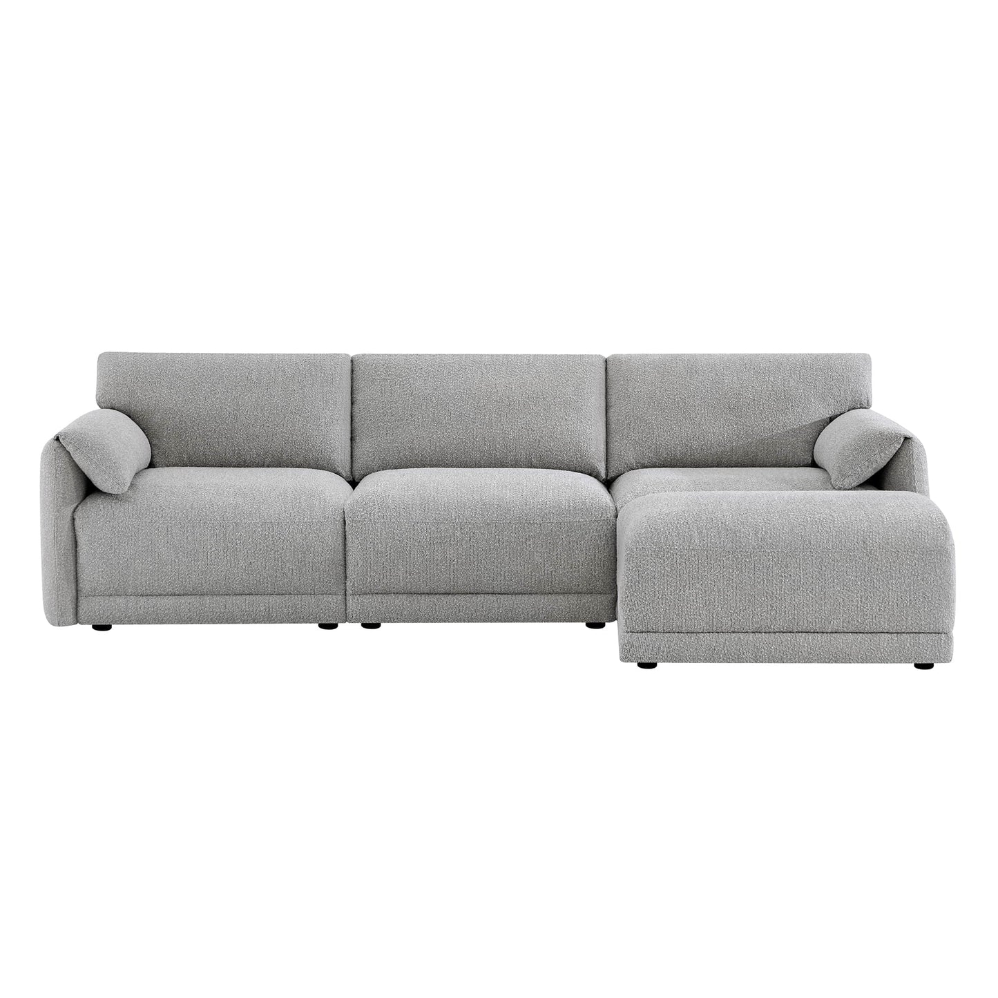 Modular Sectional in Performance Boucle with 4 Pieces