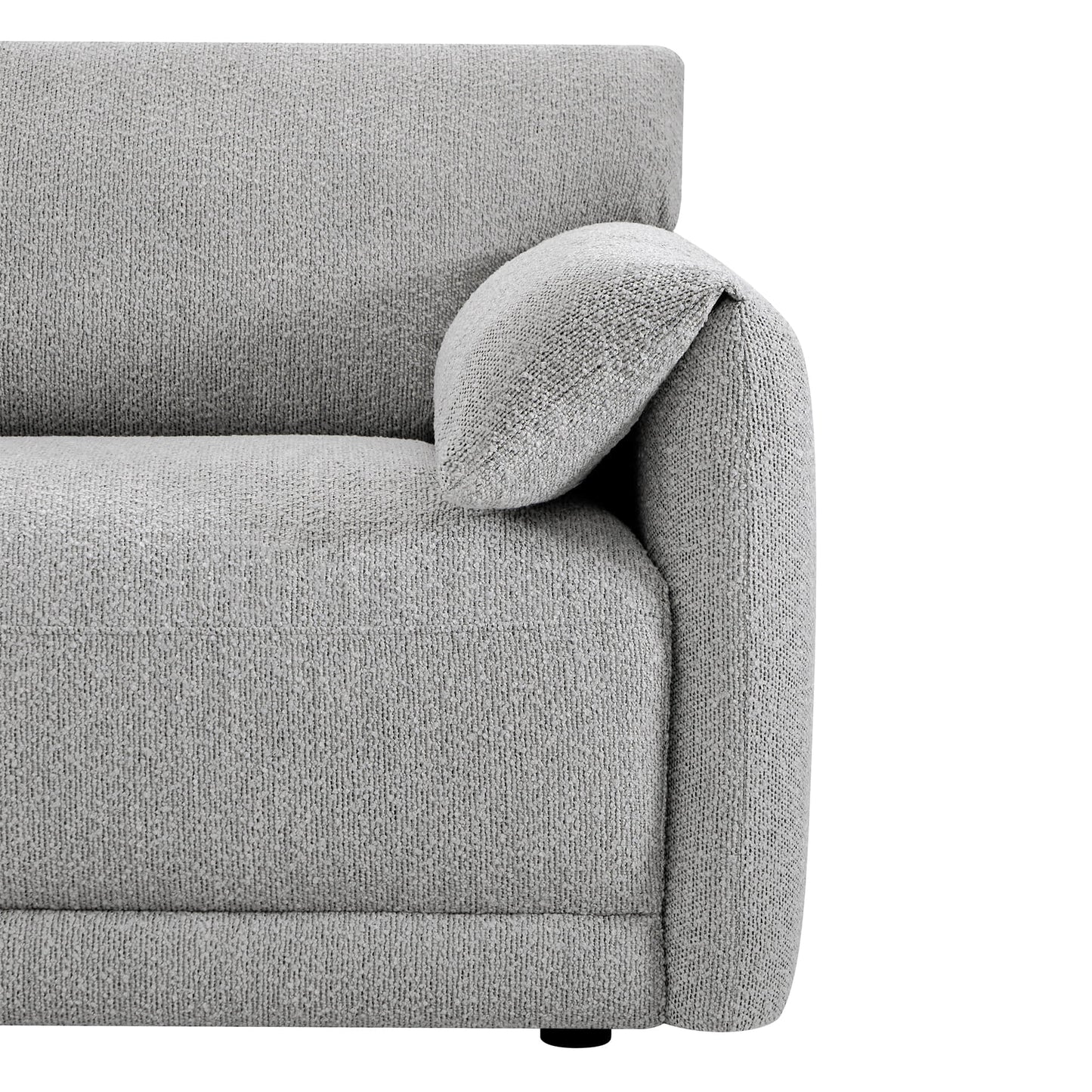 Modular Sectional in Performance Boucle with 4 Pieces