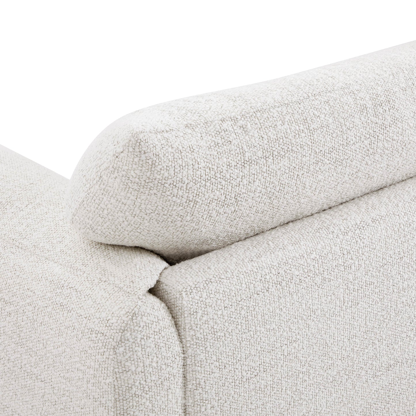 Modular Sectional in Performance Boucle with 4 Pieces