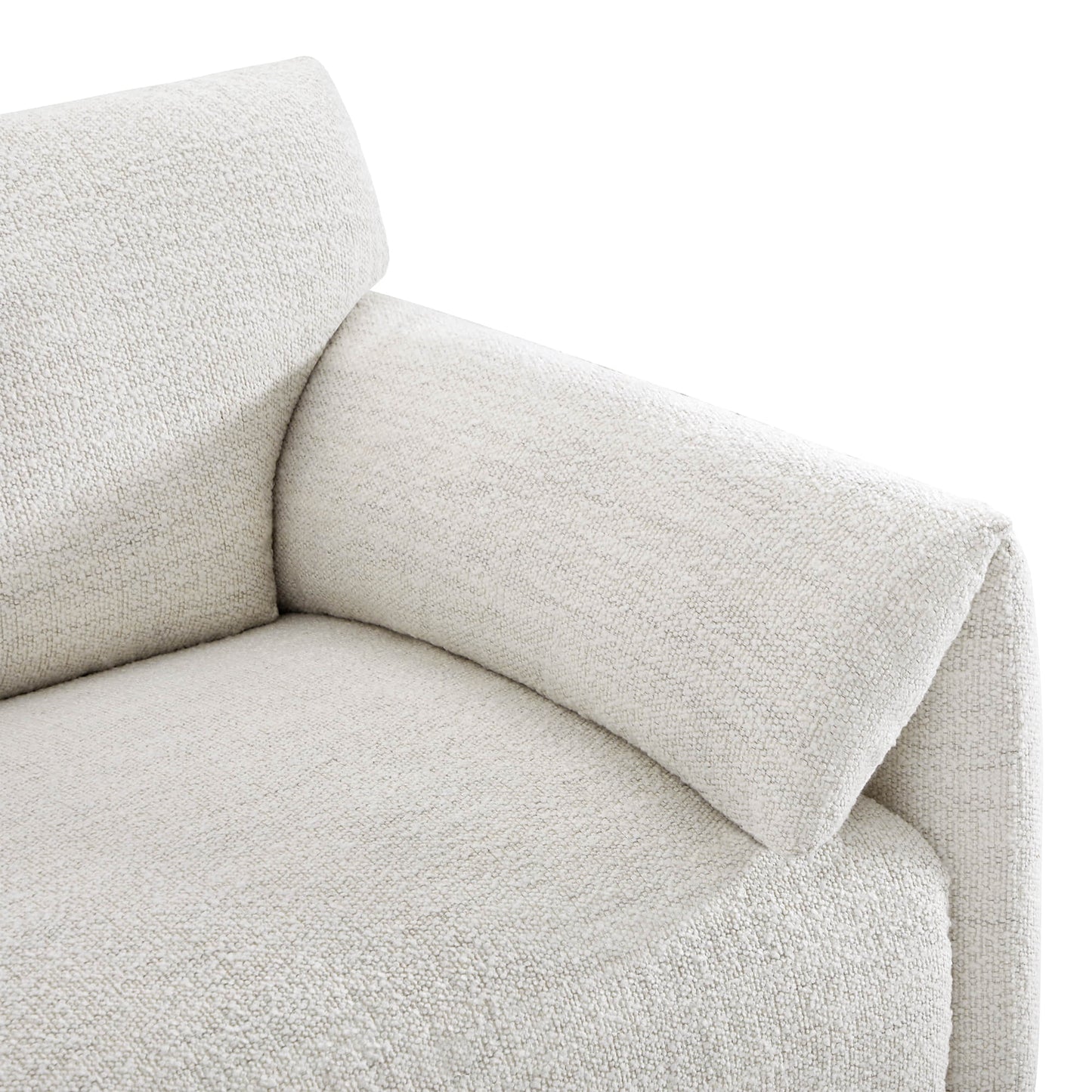 Modular Sectional in Performance Boucle with 4 Pieces