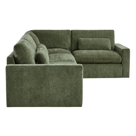 Modular Sectional Sofa in Performance Fabric for 4 Seats