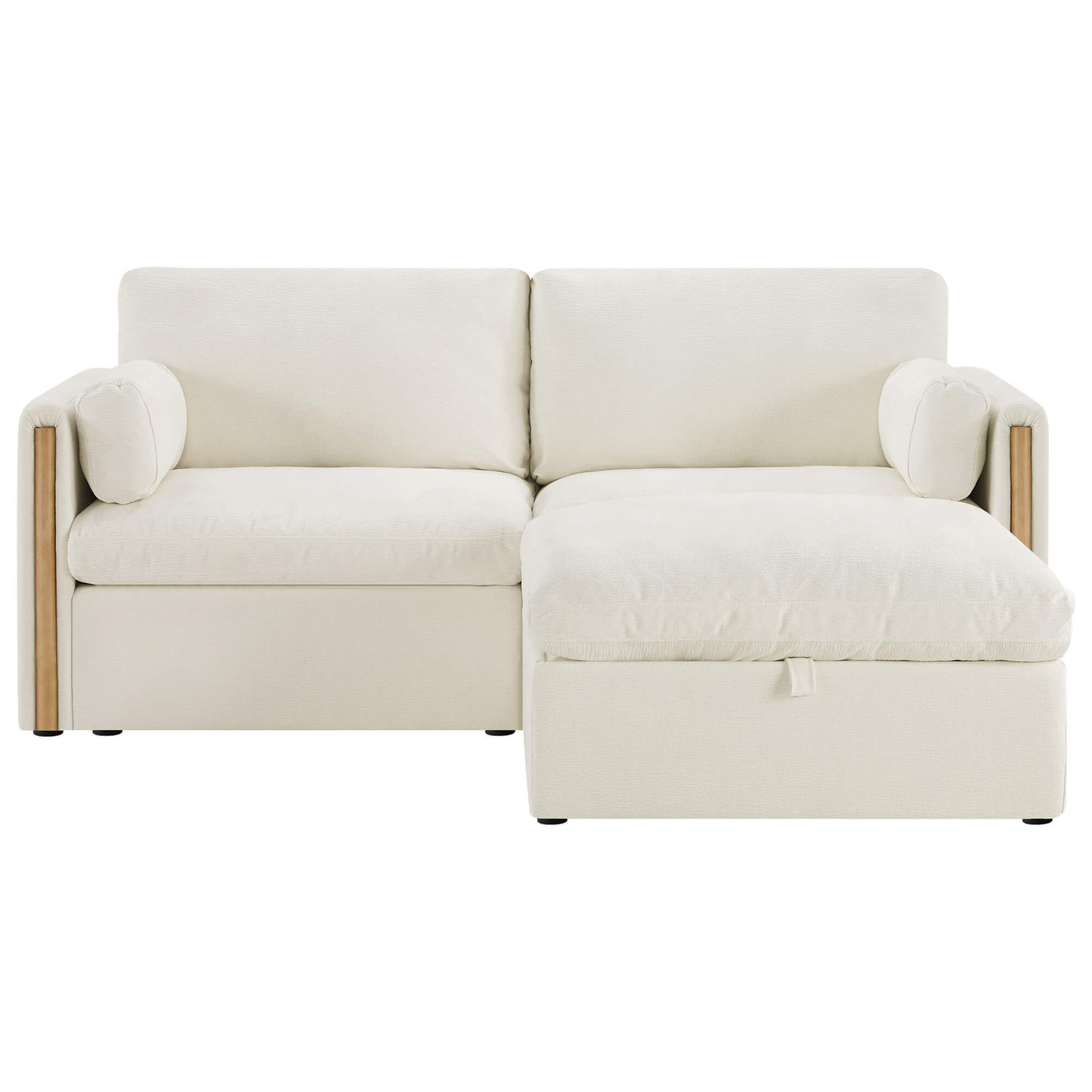 Modular Sofa in Cozy Chenille with 3-Seater Design