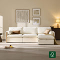 Modular Sofa in Cozy Chenille with 4 Seats
