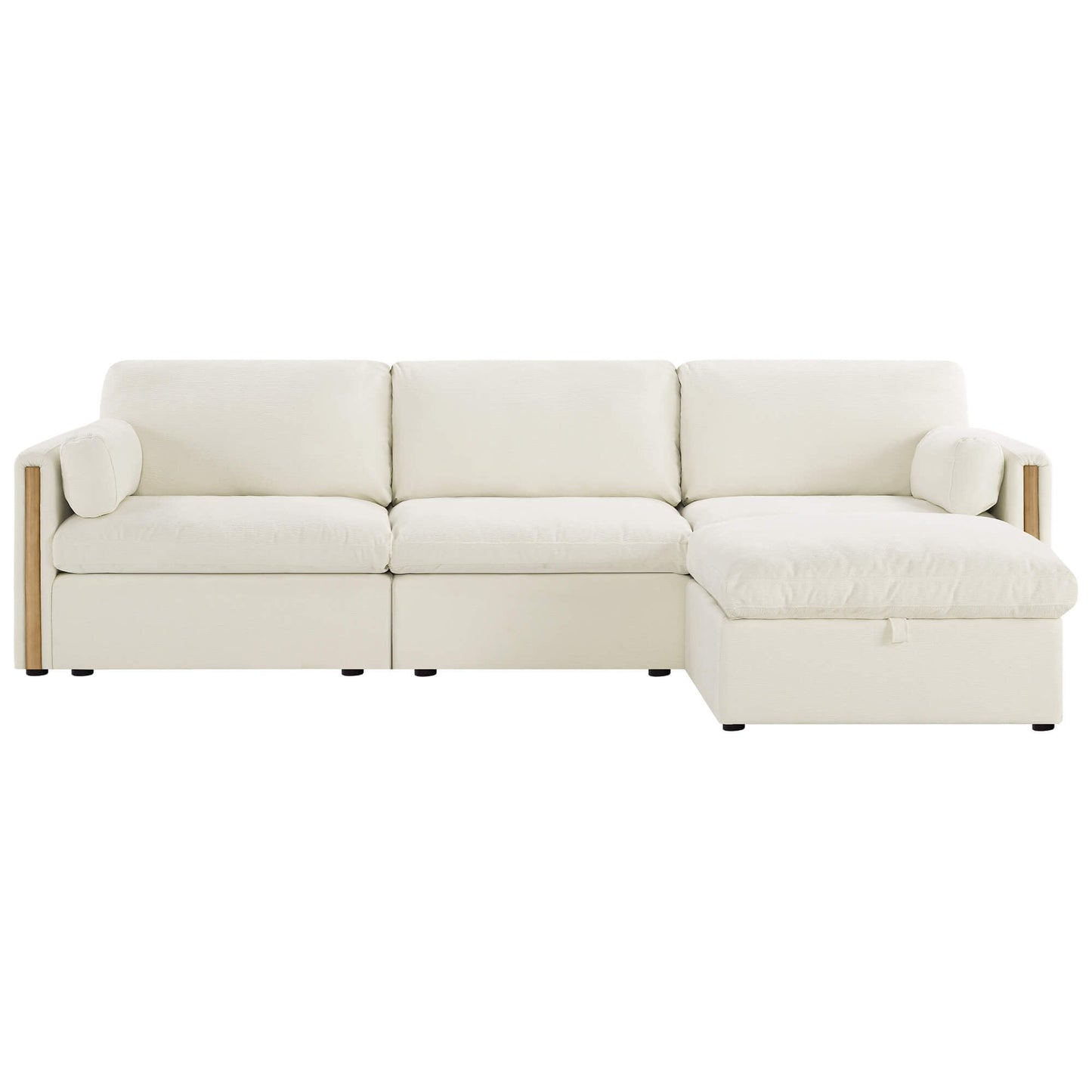 Modular Sofa in Cozy Chenille with 4 Seats